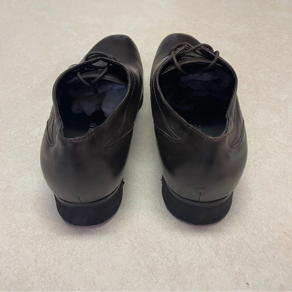 Robert Zur dark brown wingtip leather lace up oxfords men’s size 7 M